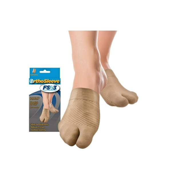 OrthoSleeve FS3 Forefoot Compression Sleeve for Bunion Relief, Large/X