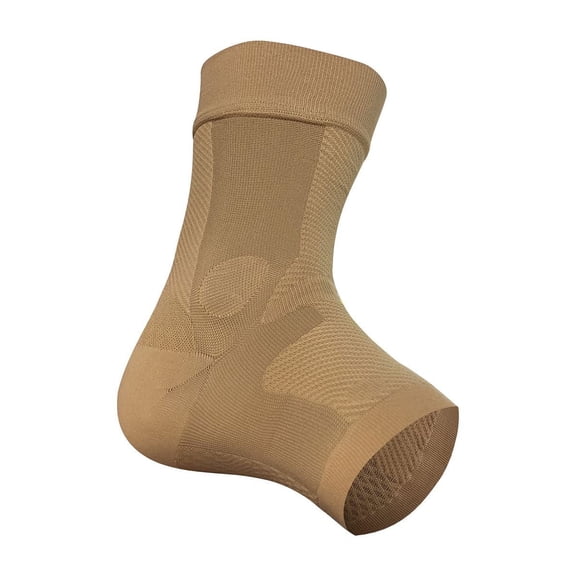 OrthoSleeve AF7 Ankle Brace for Achilles Tendonitis and General Ankle Pain Relief, Natural, X-Large