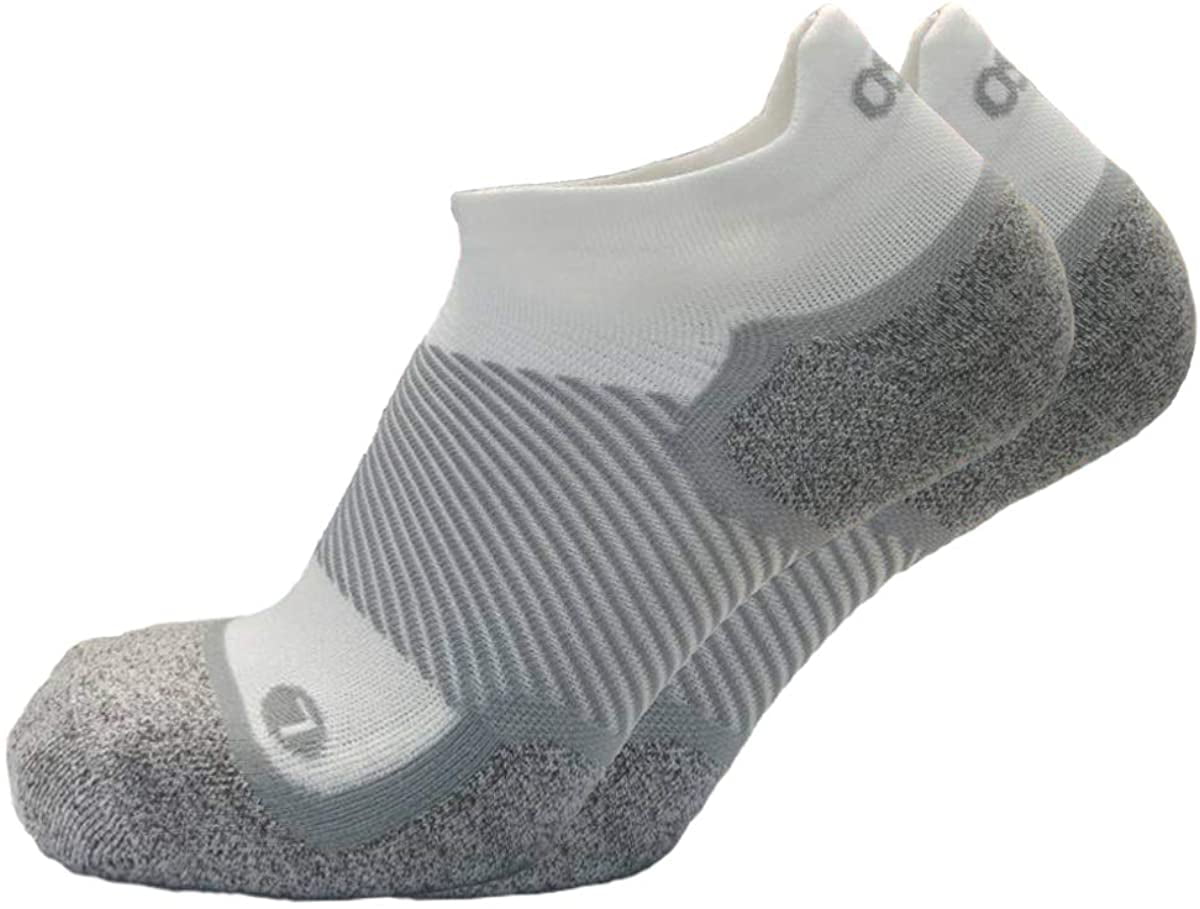 OrthoSleeve WC4 No Show Diabetic Socks, Neuropathy Wide Wellness Socks, XXL Wide, 3 Pair, White