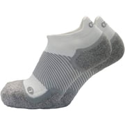 OrthoSleeve Wellness Compression Socks No Show Neuropathy Socks for Foot Pain, White Wide/Medium