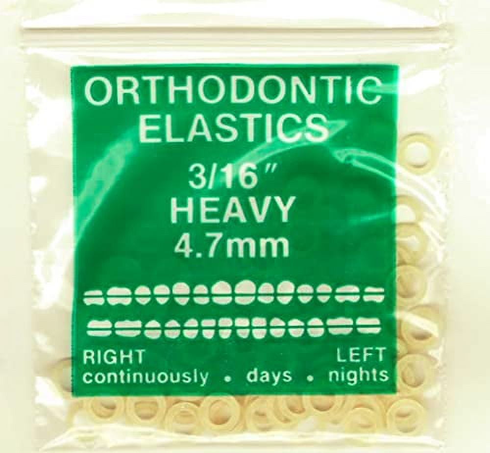 Orthodontic Gap Teeth Bands 3/16 Heavy 100 Bands per pack by AdentalZ