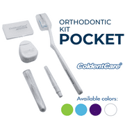 Orthodontic Kit Pocket - Compact and Complete Oral Care - Clear