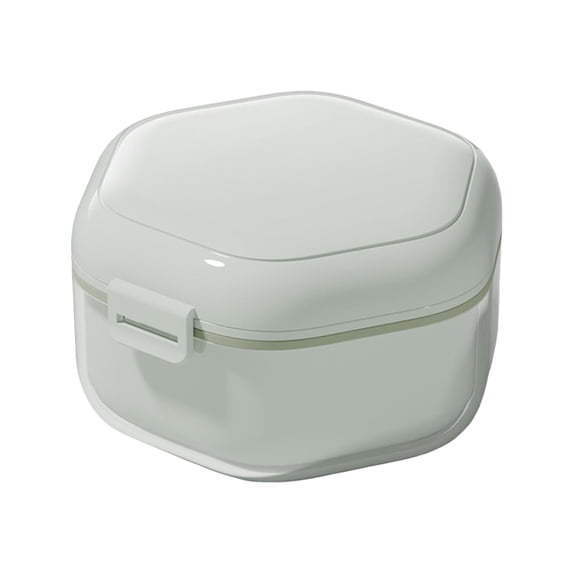 LanSuare Orthodontic Storage Case - Retainer Cleaner Box with UV Sanitizing & Travel Lock