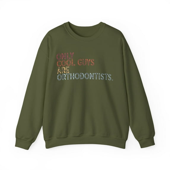 Orthodontist Sweatshirt Gifts Crew Neck Shirt Long Sleeve Unisex