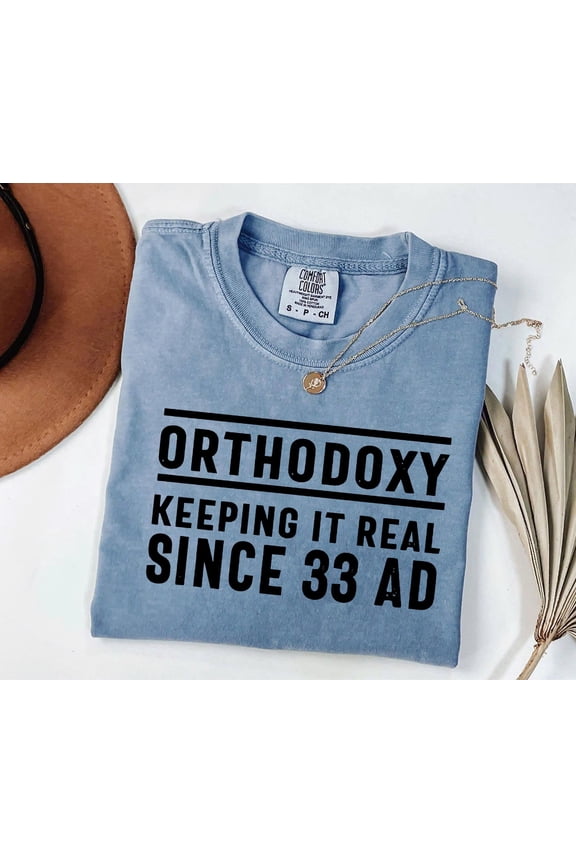 Orthodox Christian T-Shirt – Jesus Christ Cross Icon, Virgin Mary & Crucifix Design, Faith-Based Church Gift