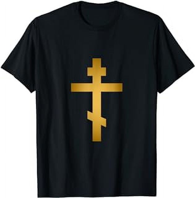 Orthodox Cross Religious Russia Orthodox T-Shirt - Walmart.com