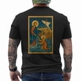 thumbnail image 1 of Orthodox Icon Jesus Walking On Water Christian T-Shirt Men's Religious Faith Graphic Tee Back Print, 1 of 2