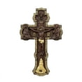 thumbnail image 1 of Orthodox religious carved cross wall cross wall hanging decoration carved from natural wood Orthodox gift, 1 of 7