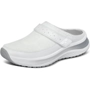 Orthofeet Iris Womens Orthopedic Clog White Slip On Comfort Shoes