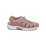 Orthofeet Laguna Womens Adjustable Stretch No Tie Sandal Peach