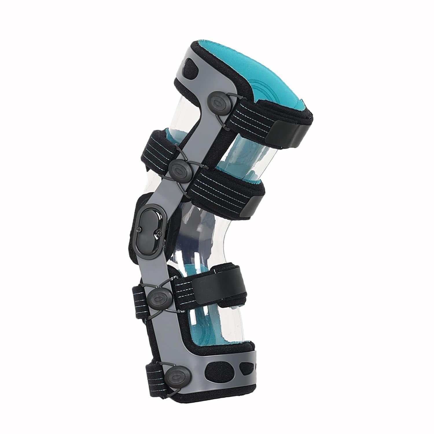 Orthomen ACL Knee Brace, Best Knee Brace for Men & Women, Knee Support for Running & Sports/PCL & Ligament Injuries/OA Arthritis/Knee Joint Pain Relief (L-Left)