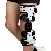 Orthomen Knee Brace - Support for Arthritis Pain, Osteoarthritis, Cartilage Defect Repair Inside - Left