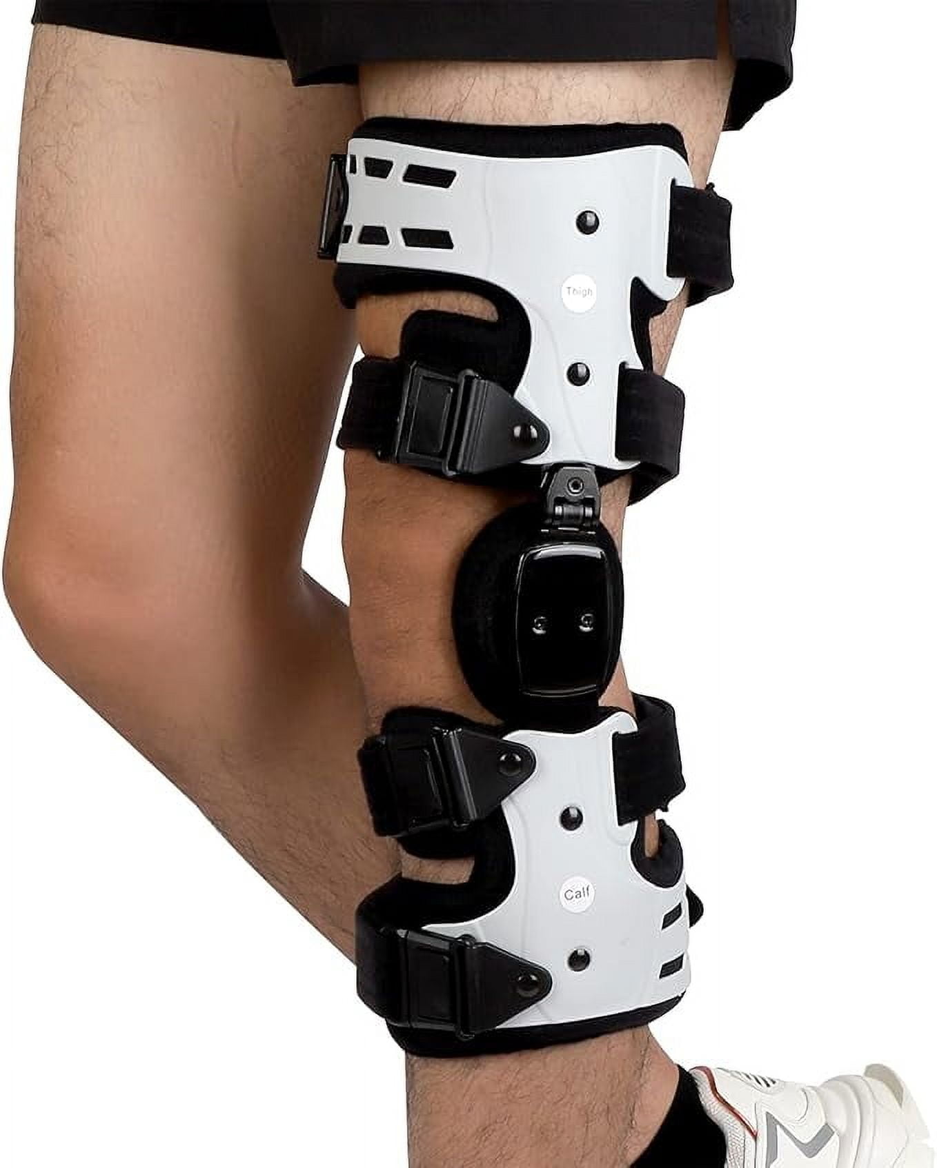Orthomen Knee Brace - Support for Arthritis Pain, Osteoarthritis, Cartilage Defect Repair (Inside - Left)