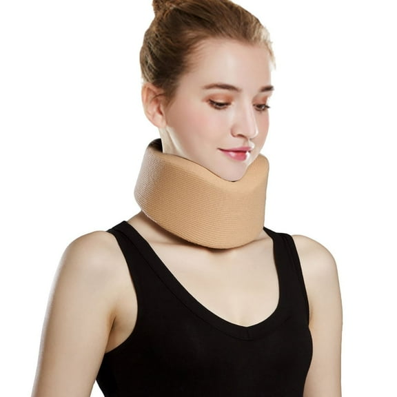 Orthomen Neck Brace by Cervical Collar - Adjustable Soft Support Collar - Wraps Aligns and Stabilizes Vertebrae, Relieves Pain and Pressure in Spine(XS)