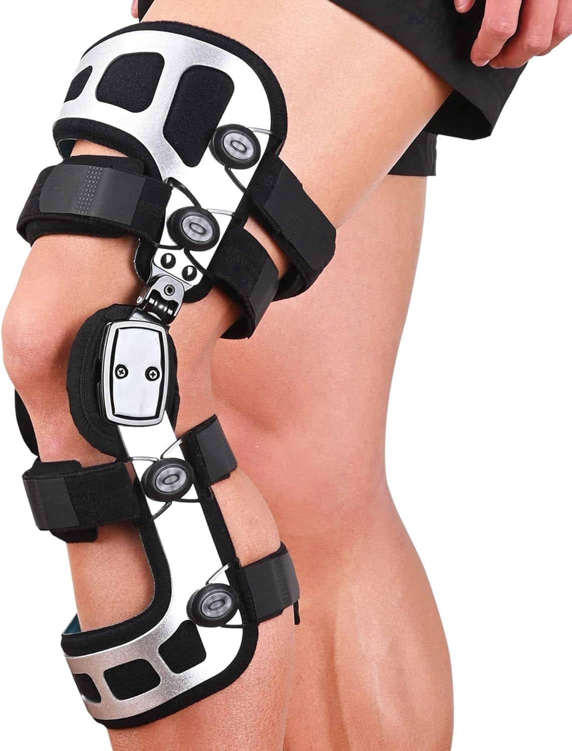 Orthomen OA Unloader Knee Brace Instability of Knee Joint or Ligament Injury & Protect Knee Joint after Knee Surgery (M/L)