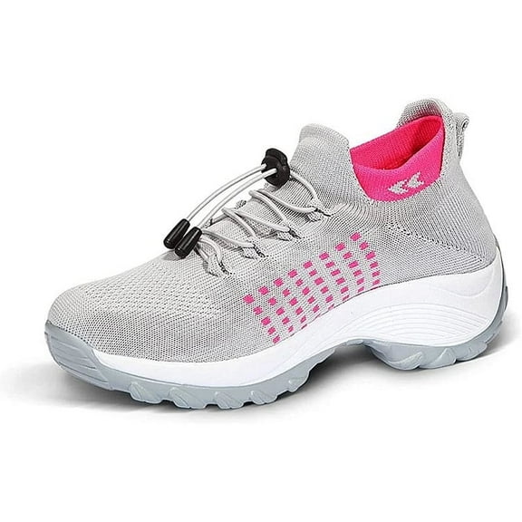 Orthopaedic Sneakers - Sienna - Gray Pink - US5