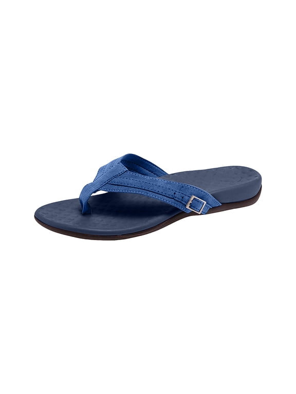 Orthopaedic Summer Sandals, Soft Bottom Massage Wedge Slide Flip Flops, Orthopedic Sandals with Arch Support, 36