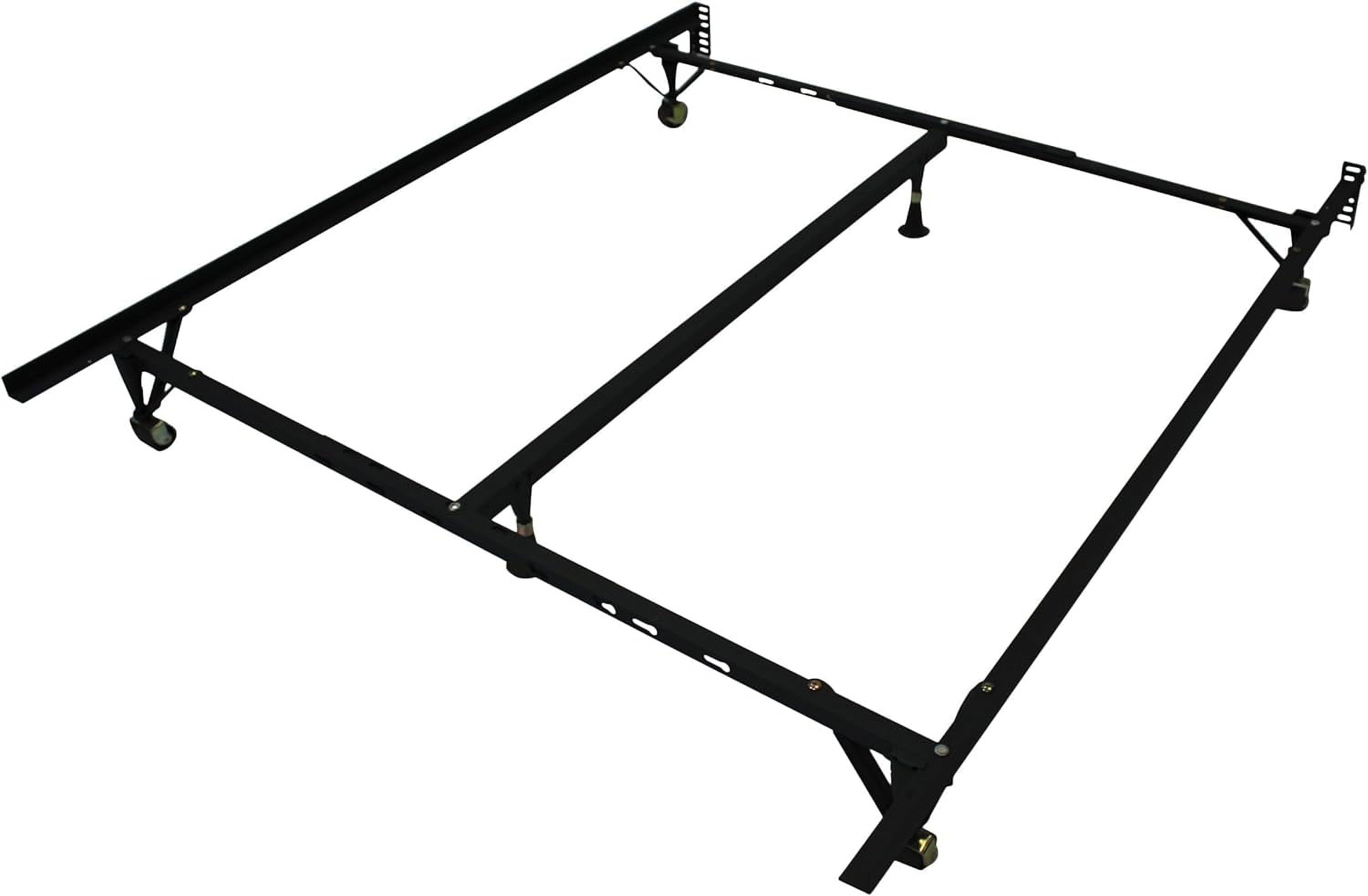 Orthopedic 40 Mm Angular Steel Bed Frame That Extends To Fit Full