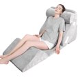 Orthopedic Bed Wedge Pillow Set with Memory Foam Top, 6PCS Wedge Pillow