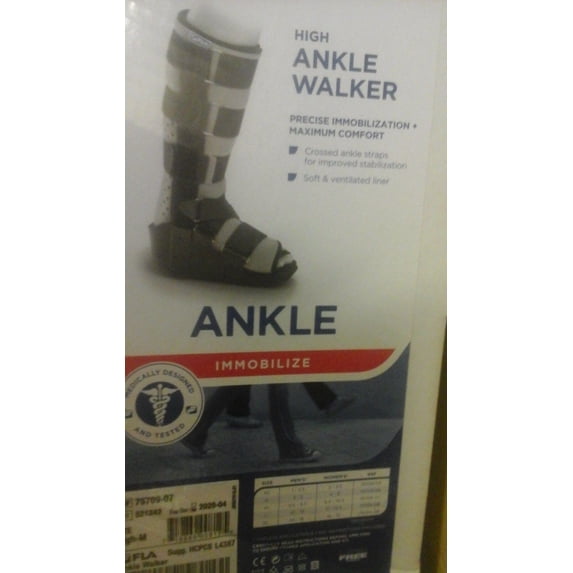 Orthopedic Boot FLA StepLite Easy Strider Ankle Walker MEDIUM HIGH Height Brace
