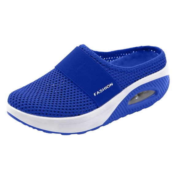 Orthopedic Casual Shoes for Women Arch Support Nurse Shoes Lightweight Slip on Non Slip Hiking Shoes Mesh Stretch Comfortable 2026 New Foam Shoes