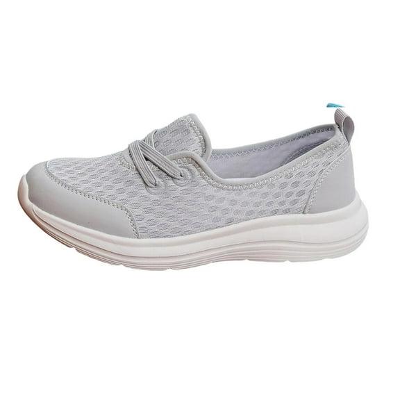 Orthopedic Casual Shoes for Women Arch Support Nurse Shoes Wide Non Slip Slip on House Shoes Mesh Stretch Comfort 2026 Orthopedic Shoes