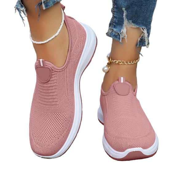 Orthopedic Casual Shoes for Women Arch Support Nurse Shoes Wide Width Slip on Non Slip Work Shoes Mesh Stretch Comfort 2026 New Orthopedic Shoes