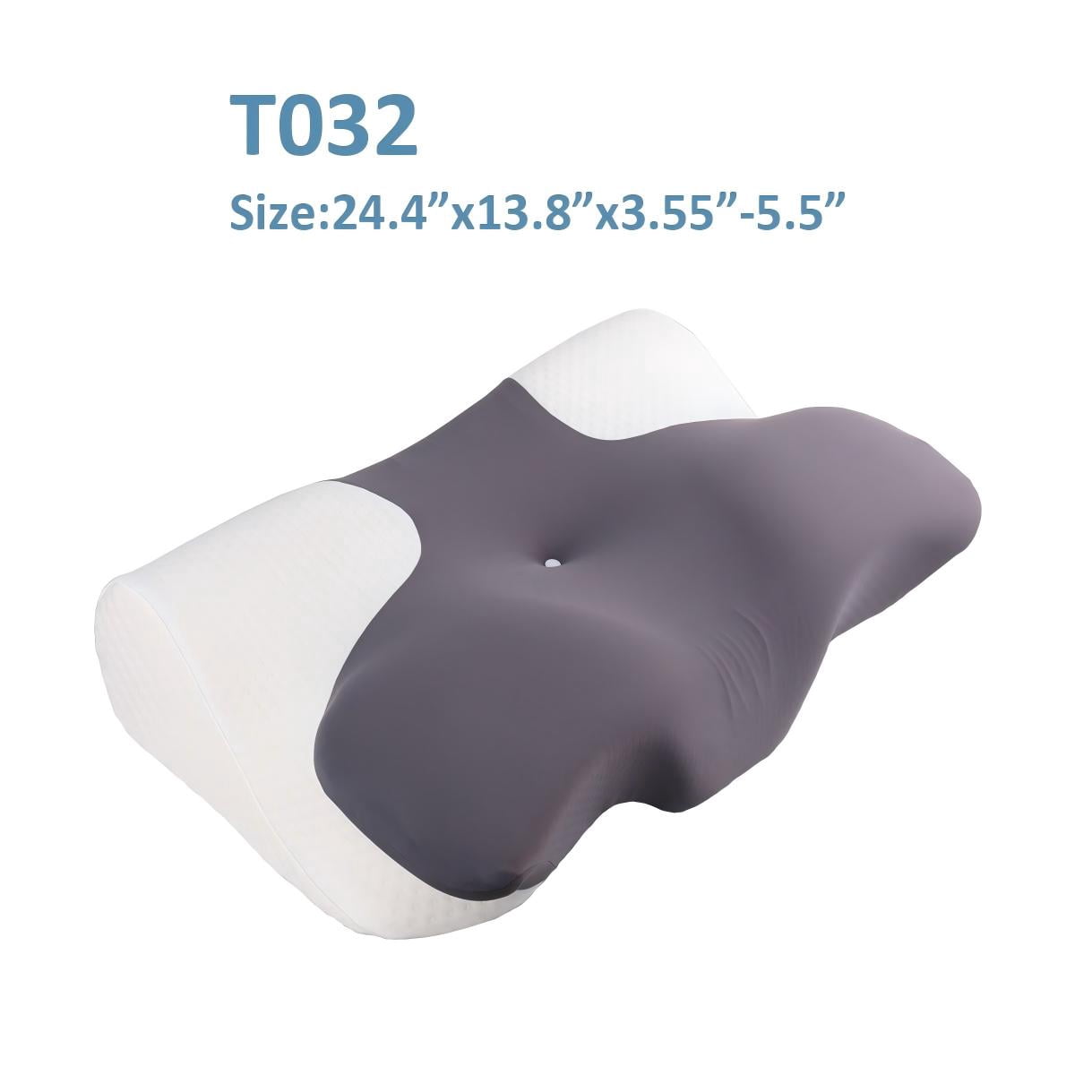 Orthopedic Cervical Memory Foam Pillow Butterfly Shape Bed Pillow Support Sleeping Pillow, Neck Pillows for Side Sleepers, Back/Stomach Sleepers for Neck and Shoulder Pain
