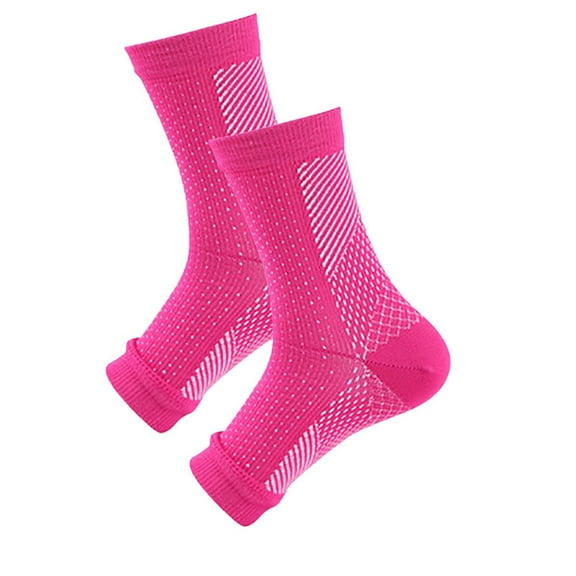 Orthopedic Compression Socks | Open Toe Ankle Support | Nylon Spandex Blend | | Non-Slip Sole Grip | For Sports, , Work | 1 Pair | Breathable Sweat