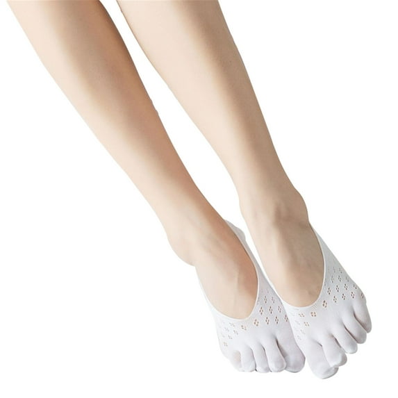 Orthopedic Compression Socks Women'S Toe Socks Ultra Low Cut Liner with Gel Tab Breathable