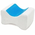 thumbnail image 1 of Orthopedic Cooling Gel & Memory Foam Knee Pillow - Leg Support Wedge, Lumbar & Spine Alignment for Side Sleepers - Washable Soft Cover, 1 of 6