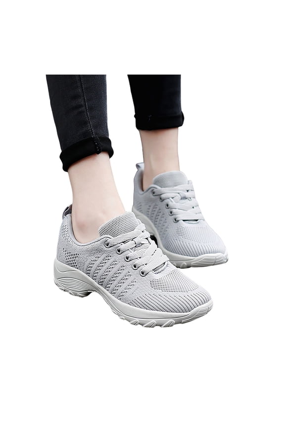 Orthopedic Cushion Running Shoes for Women Comfortable Breathable Mesh Walking Sneakers for Plantar Fasciitis