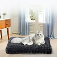 thumbnail image 1 of Orthopedic Dog Bed Crate Mat Foam Mattress, Anti-Anxiety Pet Cushion with Non-Slip Bottom, Soft Plush Sleeping Pad for Joint Pain Relief, Machine Washable Kennel Pad for Small Medium Dogs Cats, 1 of 7