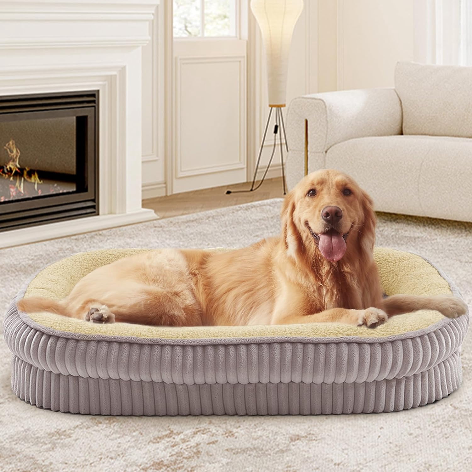 Photo inspiration: Picture Idea: Orthopedic Dog Bed For Large Dogs Breeds High Density Egg