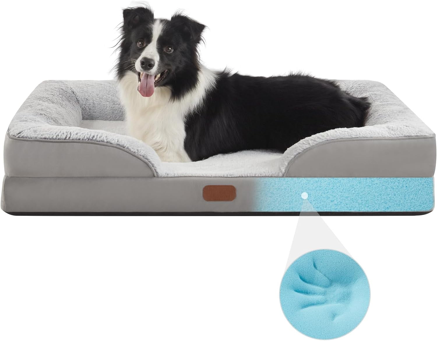 Orthopedic Dog Bed for Large Sized Dogs Waterproof Memory Foam Pet Beds ... - Memory Foam Dog Bed For Large Dogs