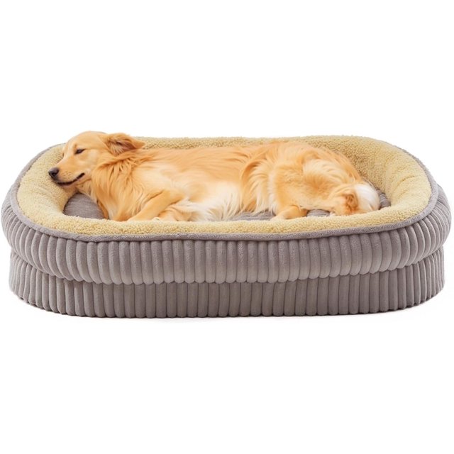 Orthopedic Dog Bed for Medium, Large Dogs Breeds, High Density Egg