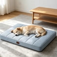 thumbnail image 1 of Orthopedic Dog Bed Small Dog Bed for Crate Waterproof Dog Mat Light Blue Washable Dog Bed for Small Dogs Pet Cooling Pad for Indoor Summer Use, 1 Pack, 1 of 4