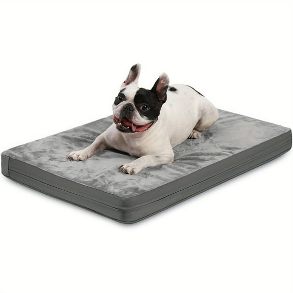 Orthopedic Dog Bed for All Sizes – Removable Washable Cover, Egg Crate Foam Support, Durable Anti-Slip Kennel Pad, Indoor & Outdoor