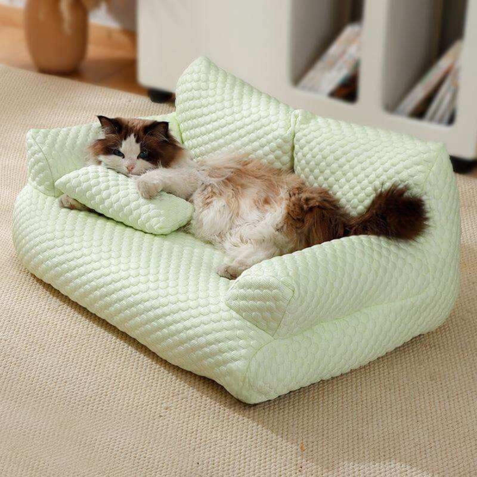 Orthopedic Dog Bed for Large Dogs – Washable Pet Couch Sofa with Ergonomic Head Support, Waterproof Liner, Non-Skid Bottom