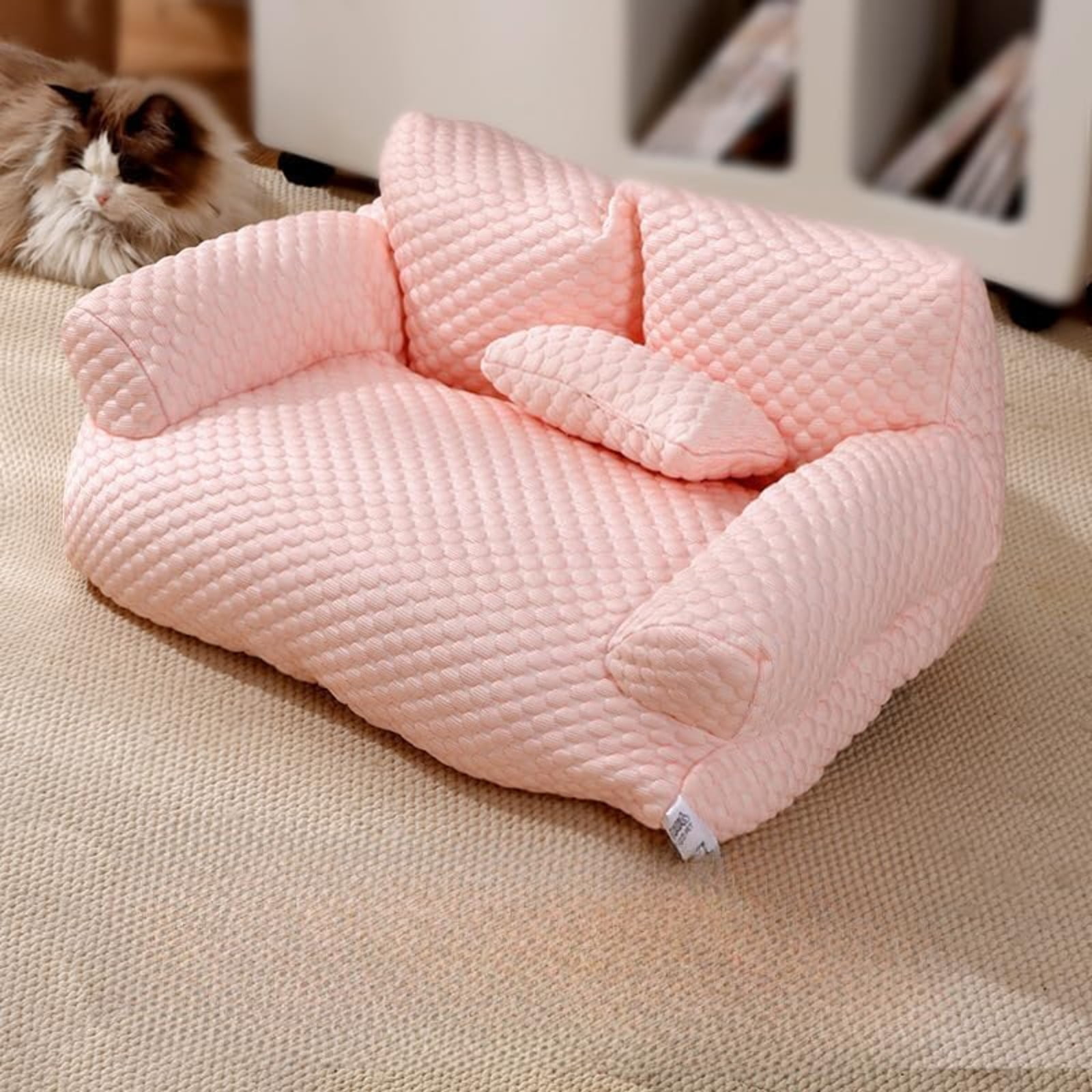 Orthopedic Dog Bed for Large Dogs – Washable Pet Couch Sofa with Ergonomic Head Support, Waterproof Liner, Non-Skid Bottom