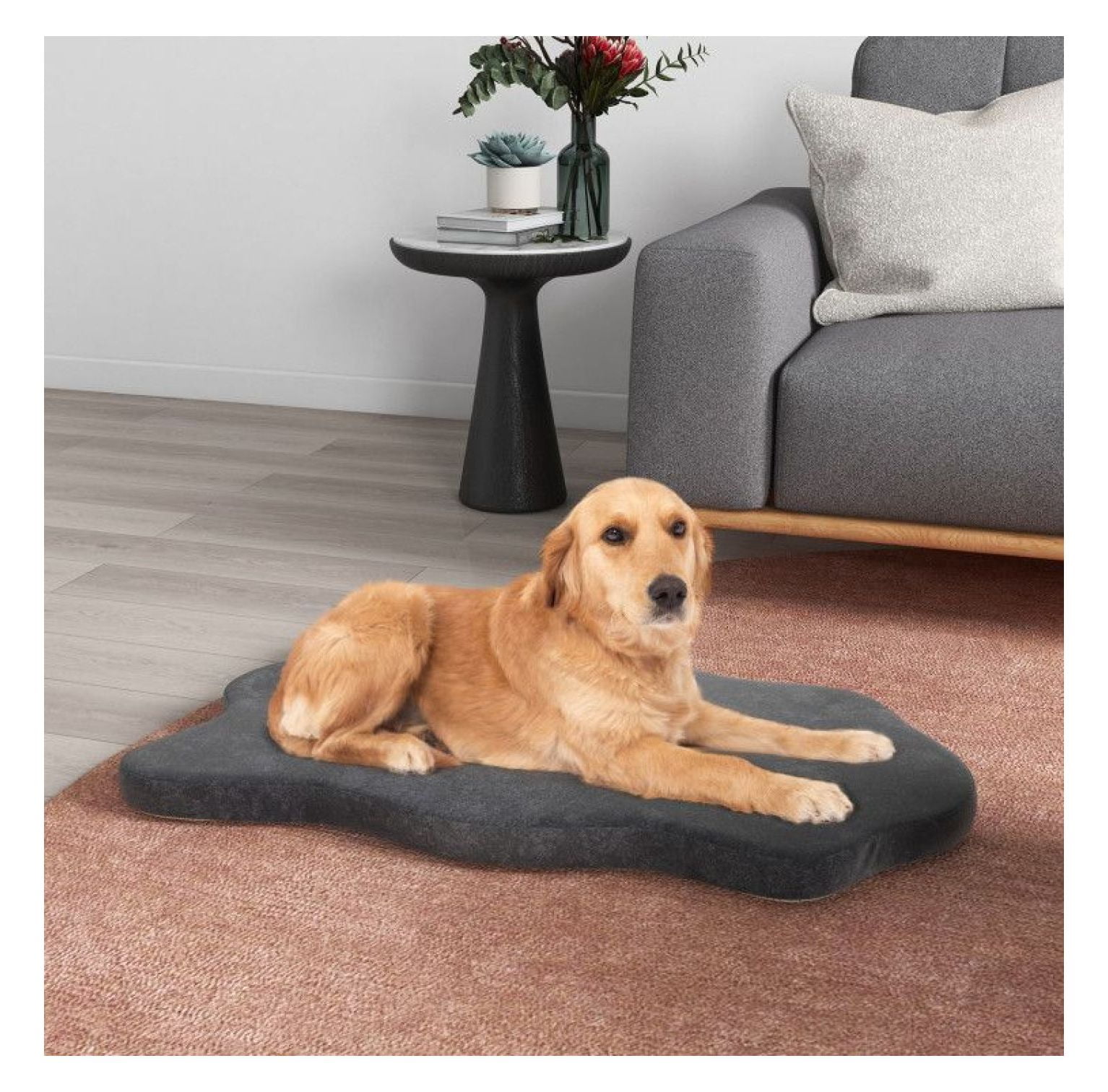 Orthopedic Dog Bed for Large Dogs with Memory Foam - Waterproof, Non-Slip, Washable Crystal Plush Bed for Joint Pain Relief - 43" x 26"