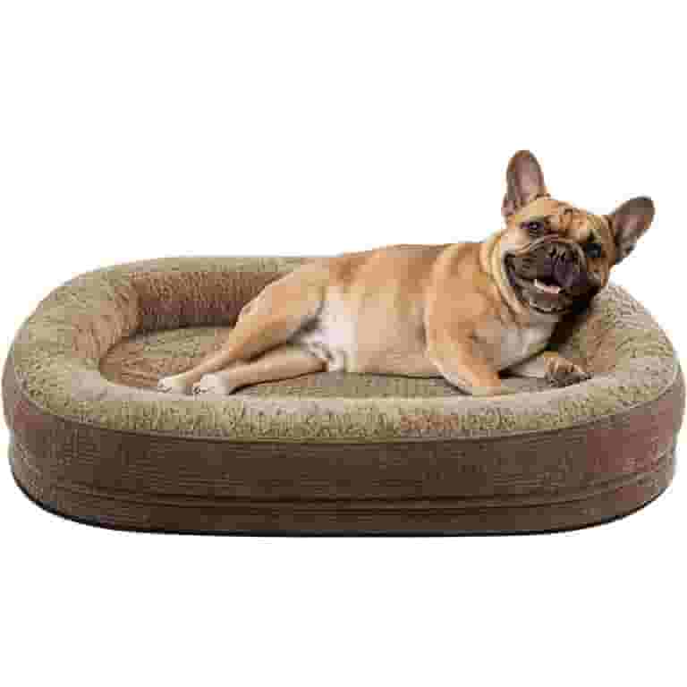 Orthopedic Dog Bed for Medium Dogs, Waterproof Egg-Crate Memory