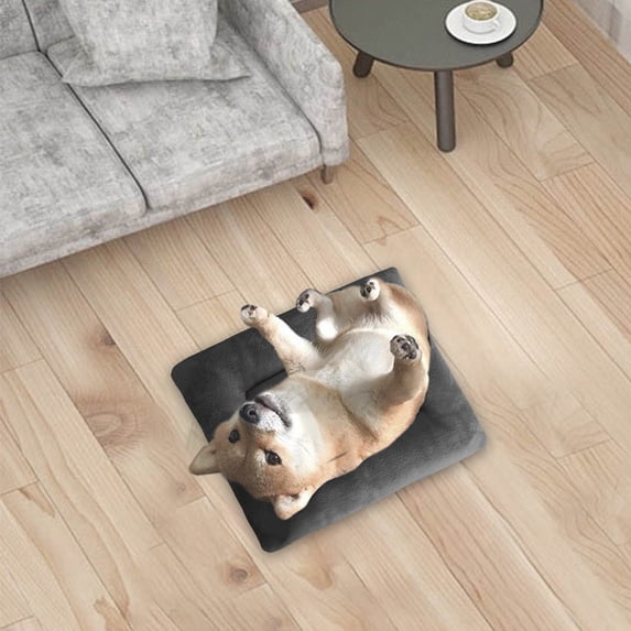 Orthopedic Dog Bed with Removable Washable Cover 16.5 Inch Supportive Pet Mat for Small Dogs Puppies and Senior Pets