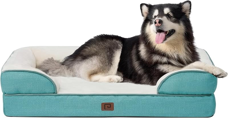 Dog Beds for Extra Large Dogs, Waterproof Memory Foam XL Pet Bed with ...