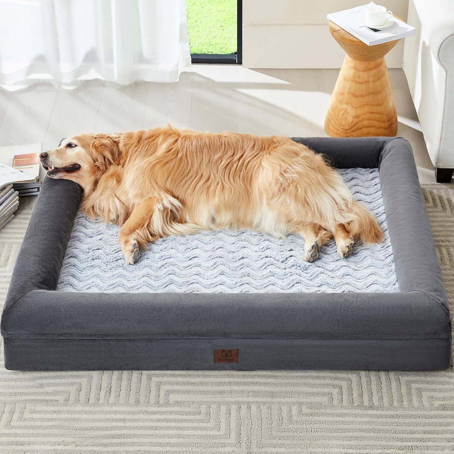 Picture of Orthopedic Dog Beds Large Sized Dog, Extra Large Waterproof Dog Couch ...