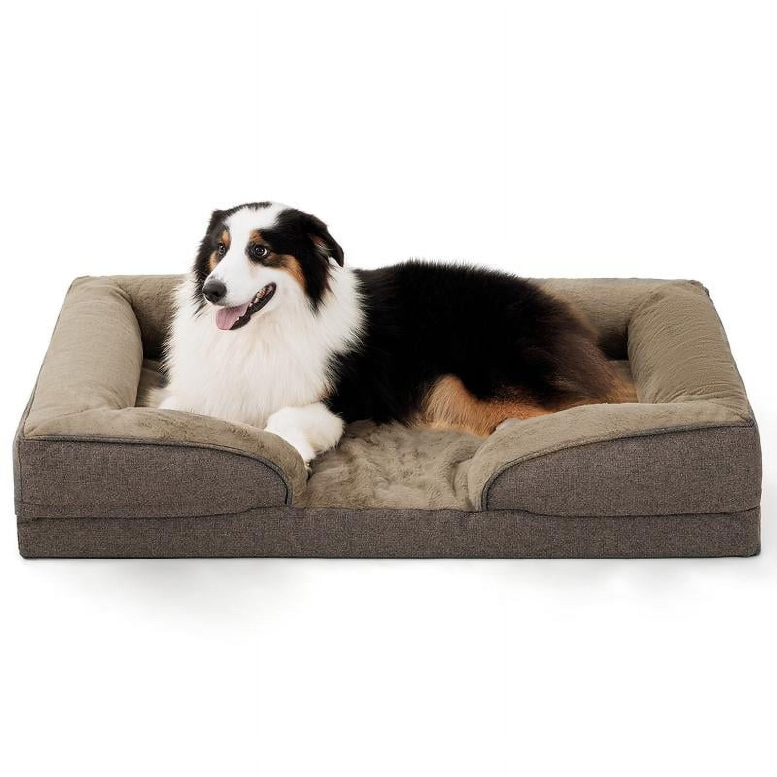 Orthopedic Dog Beds for Large Dogs, Dog Sofa Couch Egg-Crate Foam 38 ...