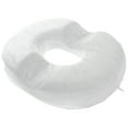thumbnail image 1 of Orthopedic Donut Seat Cushion Memory Foam Cushion – Tailbone & Coccyx Memory Foam Pillow - Pain Relief & Relieves Tailbone Pressure - White, 1 of 7
