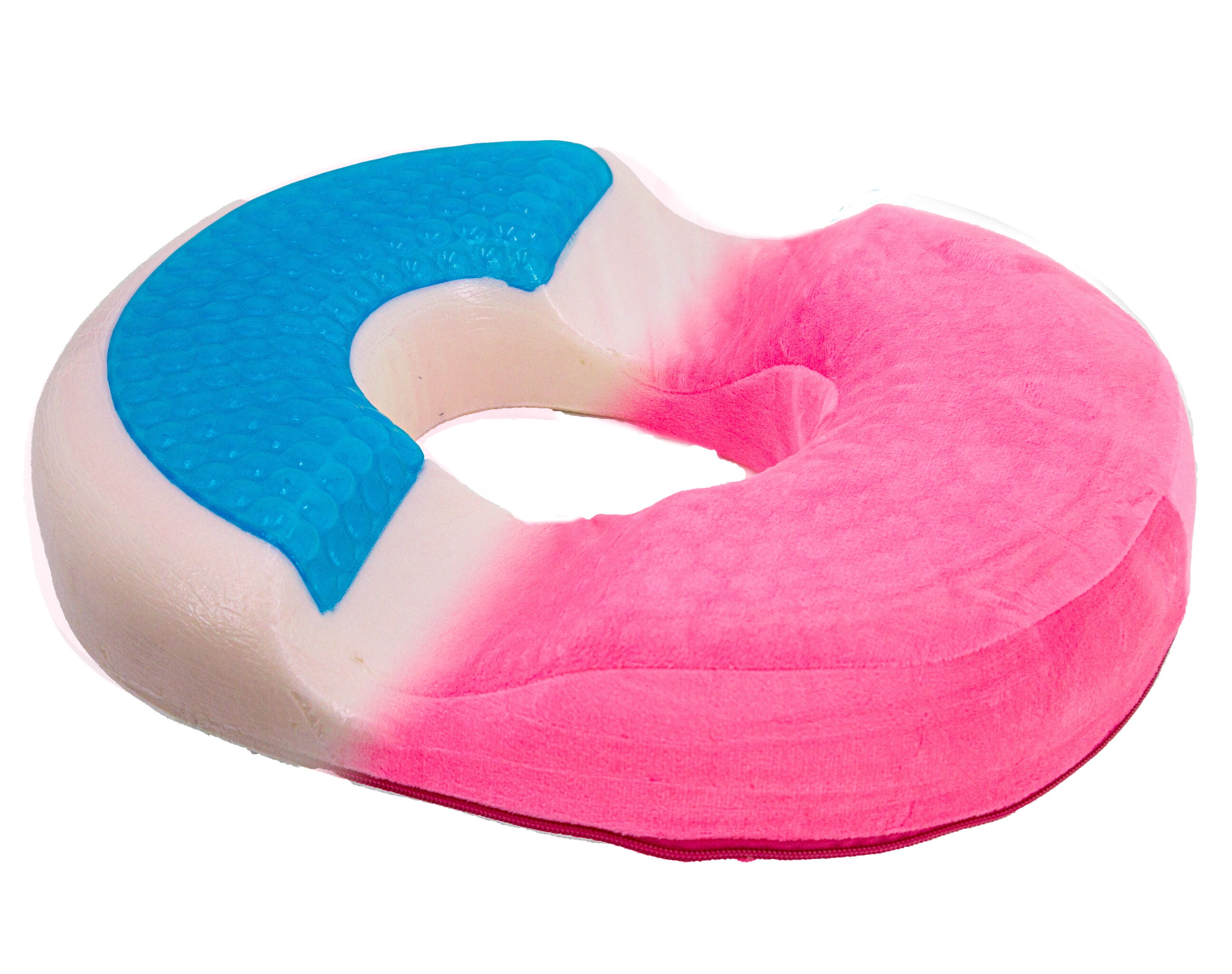 Orthopedic Donut Seat Gel Cushion w/ Infused Memory Foam & Cooling Gel for  Tailbone, Hemorrhoid, Sciatica & Prostate, Tailbone Pain Relief - Coccyx