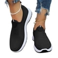 thumbnail image 1 of Orthopedic Dress Shoes for Women Arch Support Tennis Shoes Lightweight Non Slip Slip on Server Shoes Knitted Mesh Stretch Comfortable 2026 Orthopedic Shoes, 1 of 6