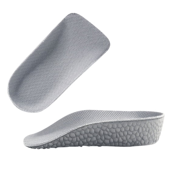 Orthopedic Height Insoles - Adjustable 0.6-1.4 Inch Lift, Arch Support, Discreet Fit for All Shoes, Improves Posture
